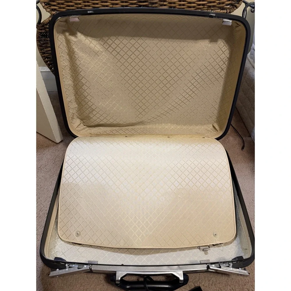Vintage Samsonite Seminy II Hard Shell Suitcase Gray Gray  Unisex - No Keys